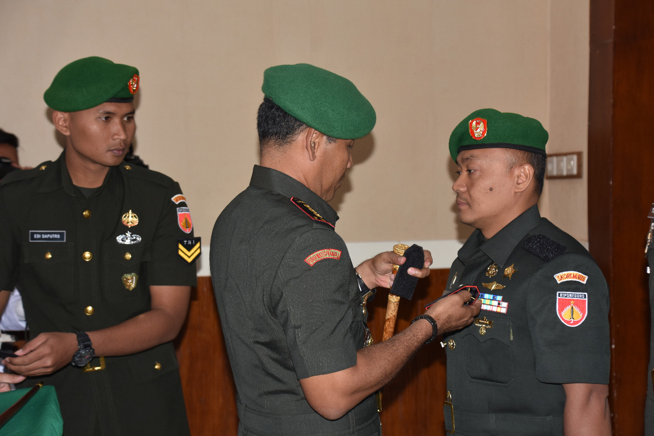 Letnan Kolonel Kav Indarto Jabat Kepala Staf (Kasrem) Korem 073/Makutarama 